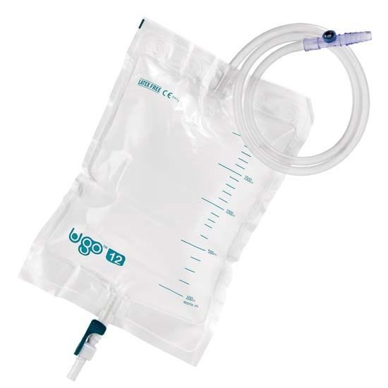 Ugo Drainage Bag 2000ml 90cm Tube