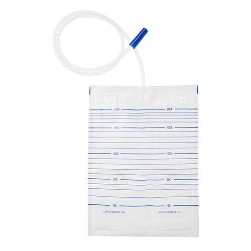 Unoquip Urine Drainage Bed Bag Q1 Single Pack 2000ml 90cm Tube