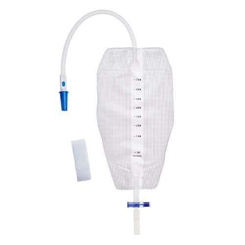 Unoquip Leg Bag Hhc Soft Backing 750ml Unisex 30cm Tube
