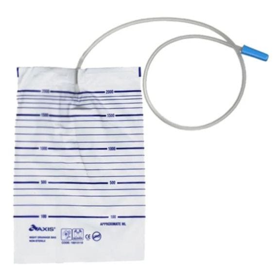 Aaxis Drain Bag 2000ml 90cm Tube