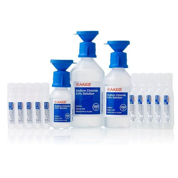 Aaxis Sodium Chloride 0.9% Solution 250ml