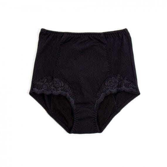 Conni Chantilly Ladies Brief 16 Waist 86 Cm Female 200 Ml Waterproof Black