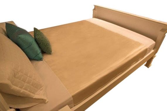 Wondersheet Single Fitted Sheet Single 91cm X 193cm Cream