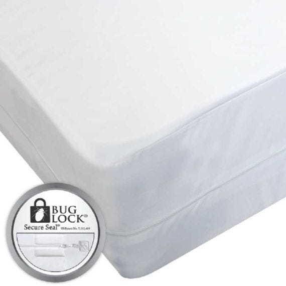 Allerzip Mattress Protector 11012 Double 138x188cm 1000ml Waterproof White