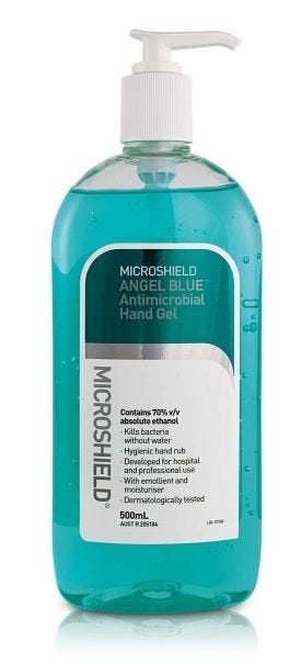 Microshield Angel Blue Hand Gel 500ml