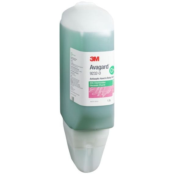 Avagard General Hand & Body Wash 1500ml Chlorhexidine 2%