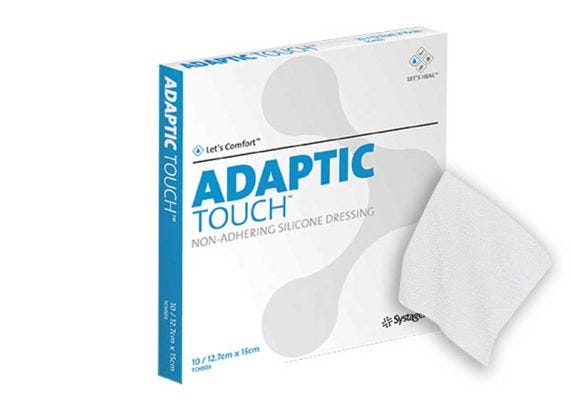 Adaptic Touch Silicone Dressing 12.7cm x 15cm