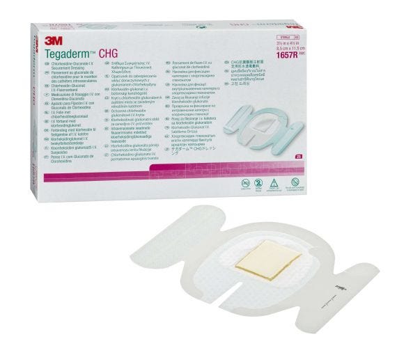Tegaderm Chg I.V. Securement Dressing 8.5 Cm X 11.5 Cm