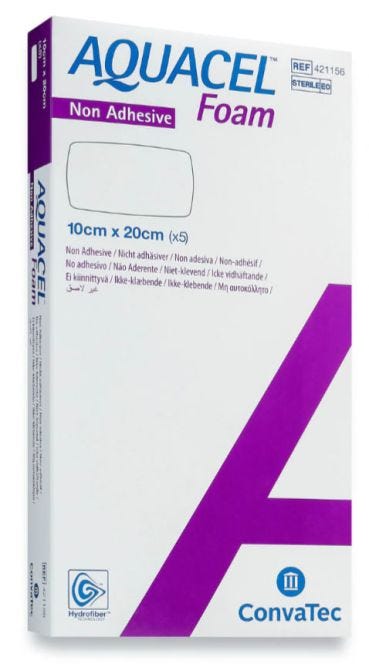 Aquacel Foam Non Adhesive 10cmx20cm