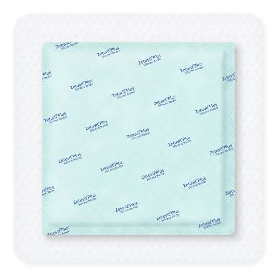Zetuvit Plus Silicone Border 17.5 x 17.5 cm