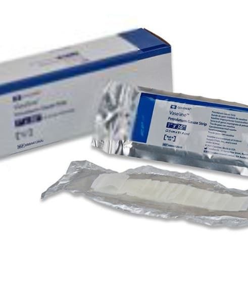 Vaseline Petrolatum Gauze 7.6cmx22.5cm Sterile