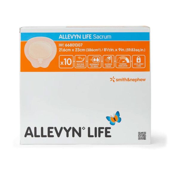 Allevyn Life Foam Sacrum Dressing 21.6cmx23cm