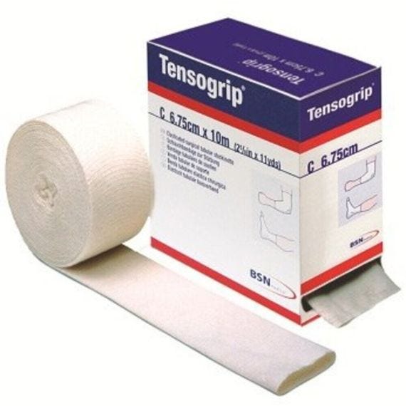 Tensogrip Tubular Bandage Roll 10 M Size C 6.75cmx10mtr Tan