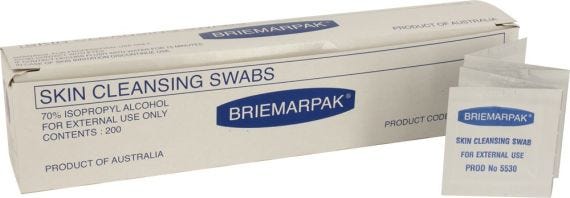 Alcohol Wipes Briemarpak
