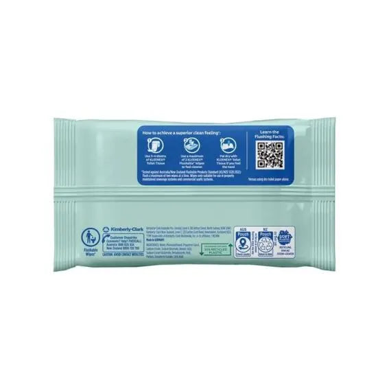 Kleenex Flushable Wipes 165x129mm Cotton Fresh