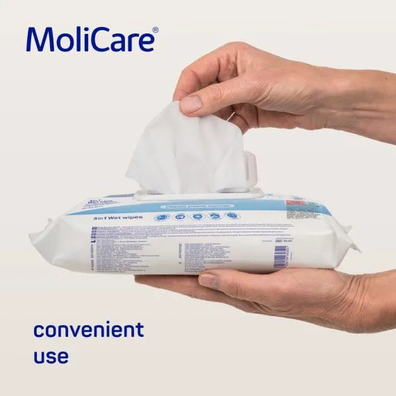 Molicare Skin 3in1 Wet Wipes