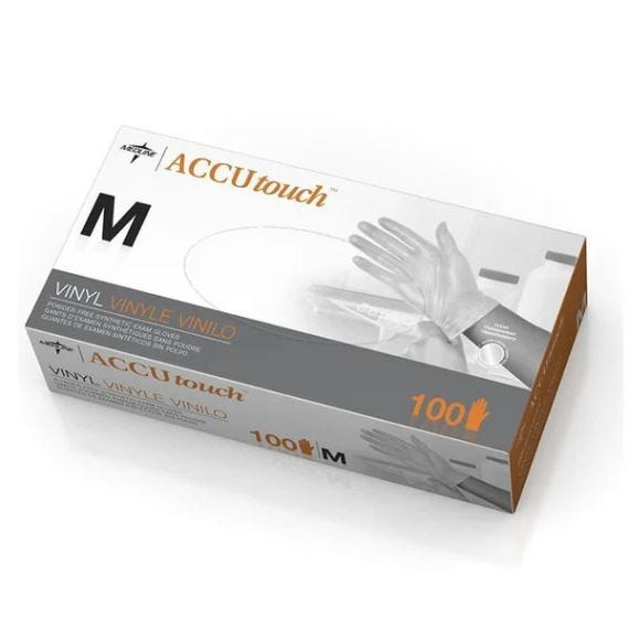 Glove Accutouch Medium Vinyl