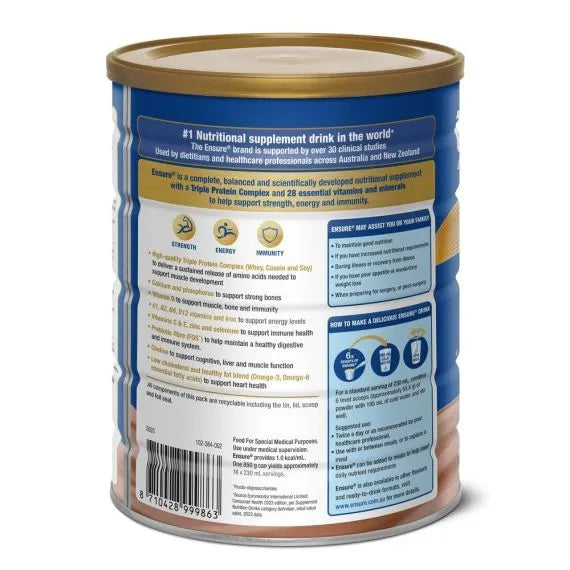 Ensure Powder Chocolate 850gm Can
