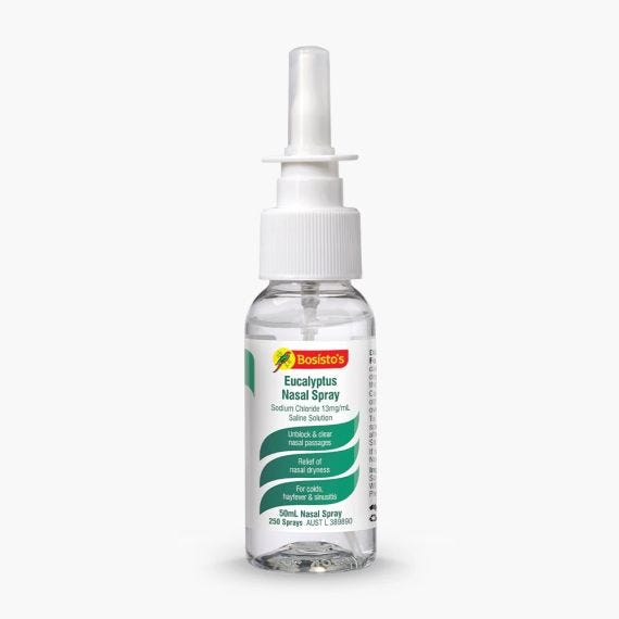 Bosistos Eucalyptus Nasal Spray 50ml