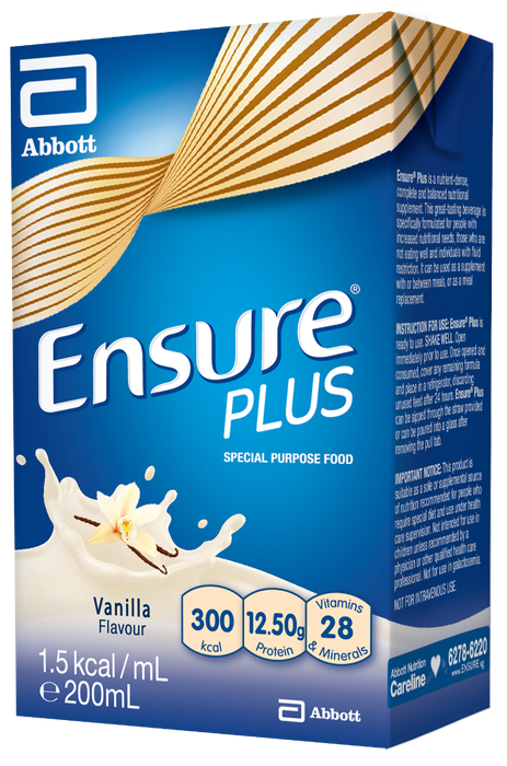 Ensure Plus Vanilla 200ml Tetrapak