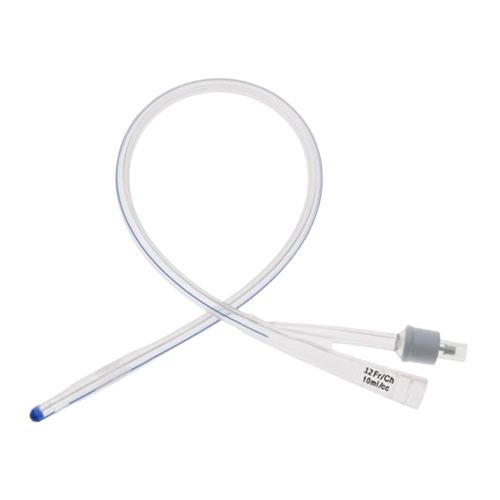 Unoquip Catheter Foley 2 Way 100% Silicone Ch12 Male 10ml 40cm
