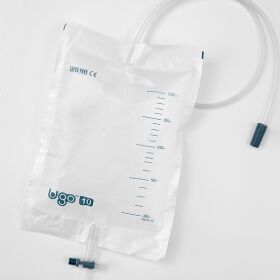 Ugo Drainage Bag T Tap Non Sterile 2000ml 90cm Tube