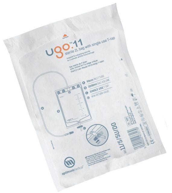 Ugo Drainage Bag 2000ml 90cm Tube
