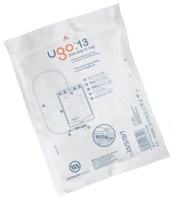 Ugo Drainage Bag 2000ml 90cm Tube