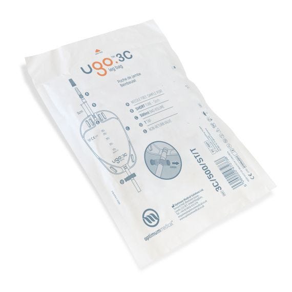 Ugo Community Leg Bags 3 C T Tap   Ugo3 C/500/St/T 500ml 5 Cm