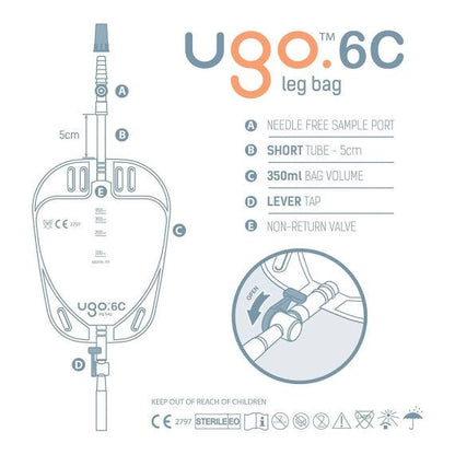 Ugo Community Leg Bag 6 C 350ml 5 Cm