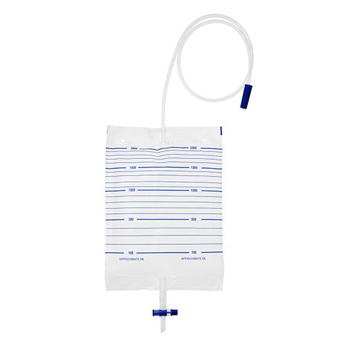 Unoquip Urine Drainage Bed Bag Q3 Bo Cv Nrv   Single Pack 2000ml 90cm Tube