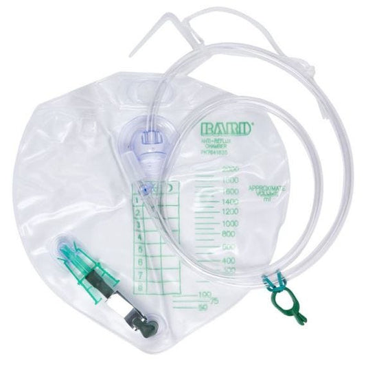 Bard Drain Bag Centre Entry 2000ml