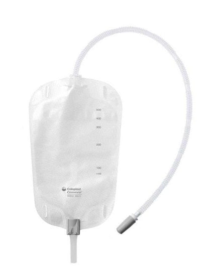 Conveen L/Bag Sec + Unisex 500ml 50cm Tube White Design