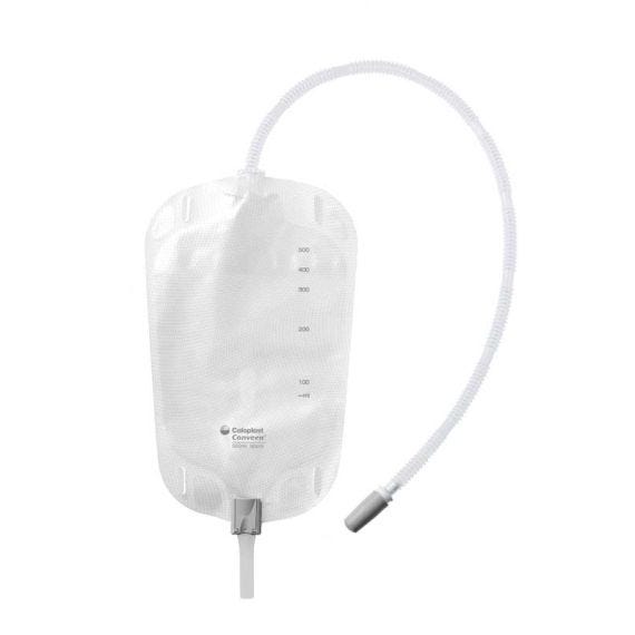 Conveen Leg Bag With Straps Unisex 500ml 50cm Tube White Design