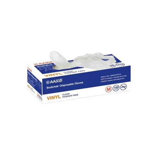 Bodichek Gloves Disposable Vinyl Powder Free Medium