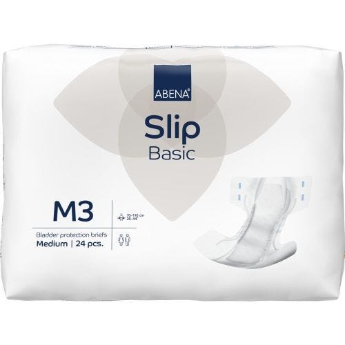 Abena Slip Basic M3 Medium Waist 70 110cm Unisex 1450ml Blue