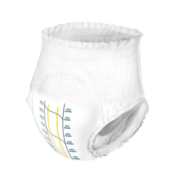Abena Pants M3 Medium Waist 80 110cm Unisex 2400ml White/ Blue Stripe