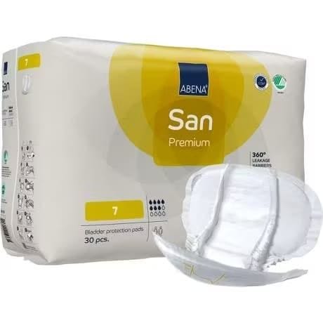 Abena San Premium 7 630x360mm Unisex 2100ml White/ Yellow Stripe