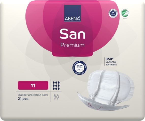 Abena San Premium 11 Unisex 3400ml White/Pink