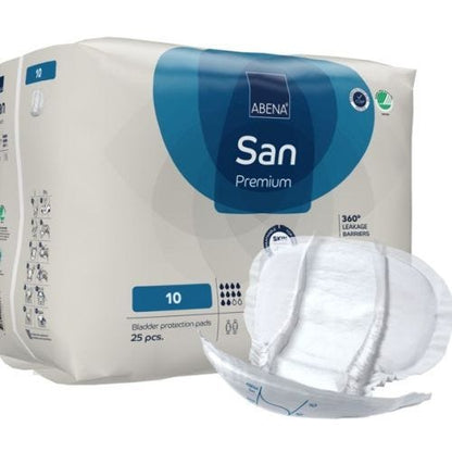 Abena San 10 Premium Blue Unisex 2800ml White/ Blue Stripe