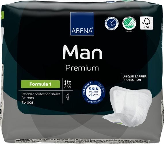 Abena Man Premium Formula 1 Unisex 450ml