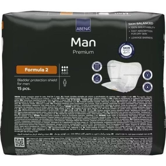 Abena Man Premium Formula 2 Male 700ml