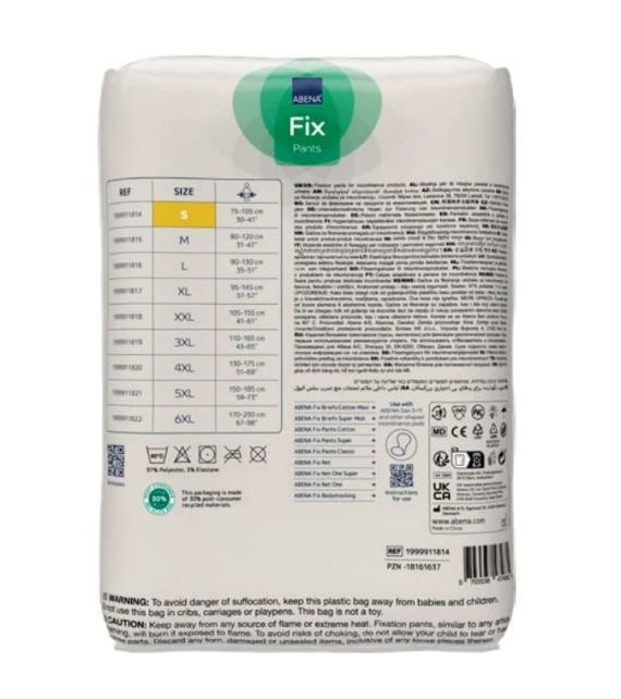 Abena Fix Pants Super Small Waist 75 105cm