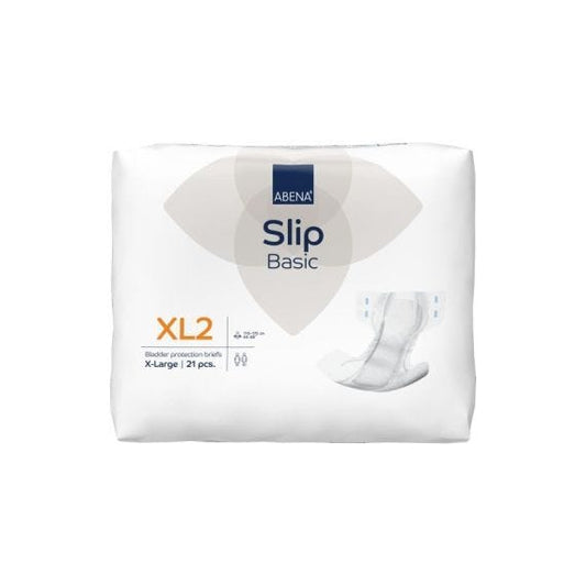 Abena Slip Basic Xl Extra Large Waist 110 170cm Unisex 1650ml Orange