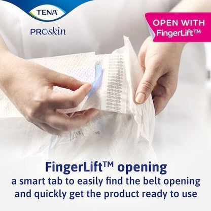 Tena Flex Proskin Ultima Medium Waist 71 102cm Unisex 2706ml White