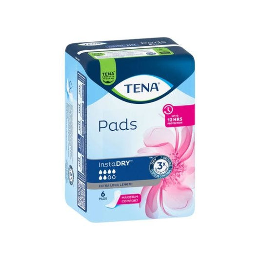 Tena Pads Unisex Instadry Extra Long 377x126mm Unisex 560ml White