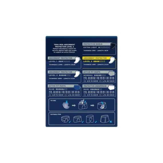 Tena Men Level 2 270x233mm 315ml