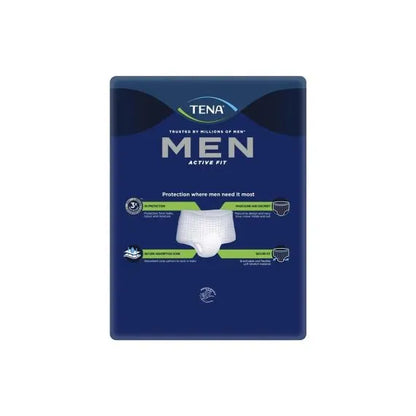 Tena Active Fit Plus Mens Pant Large 95 130 Cm 1010ml Navy