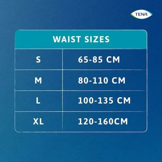 Tena Pants Maxi Extra Large Proskin Waist 120 160cm 1750ml