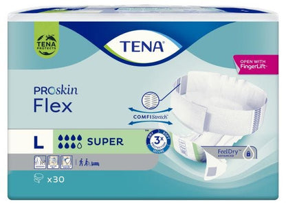 Tena Flex Proskin Super Large Waist 83 120cm Unisex 1604ml